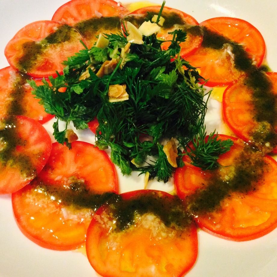 トマトのカルパッチョ