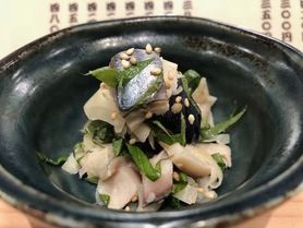 【一品】〆サバの薬味和え
