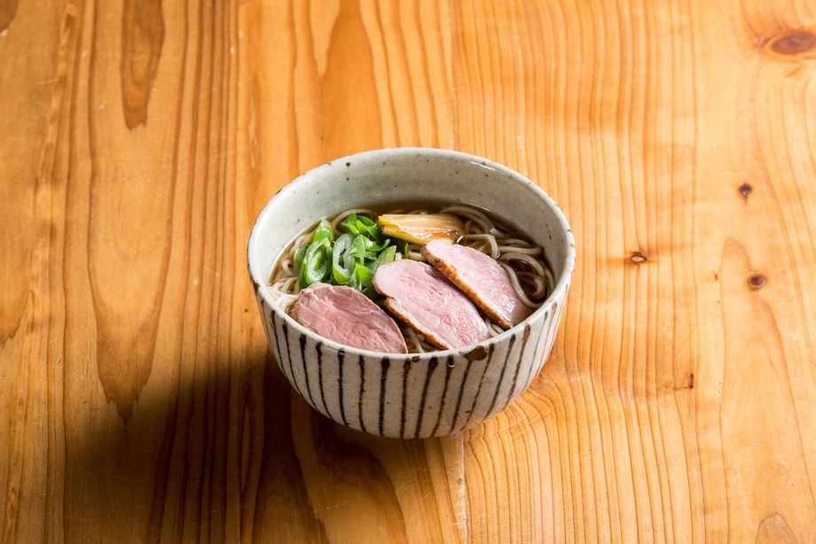 鴨南蛮そば（1400円）