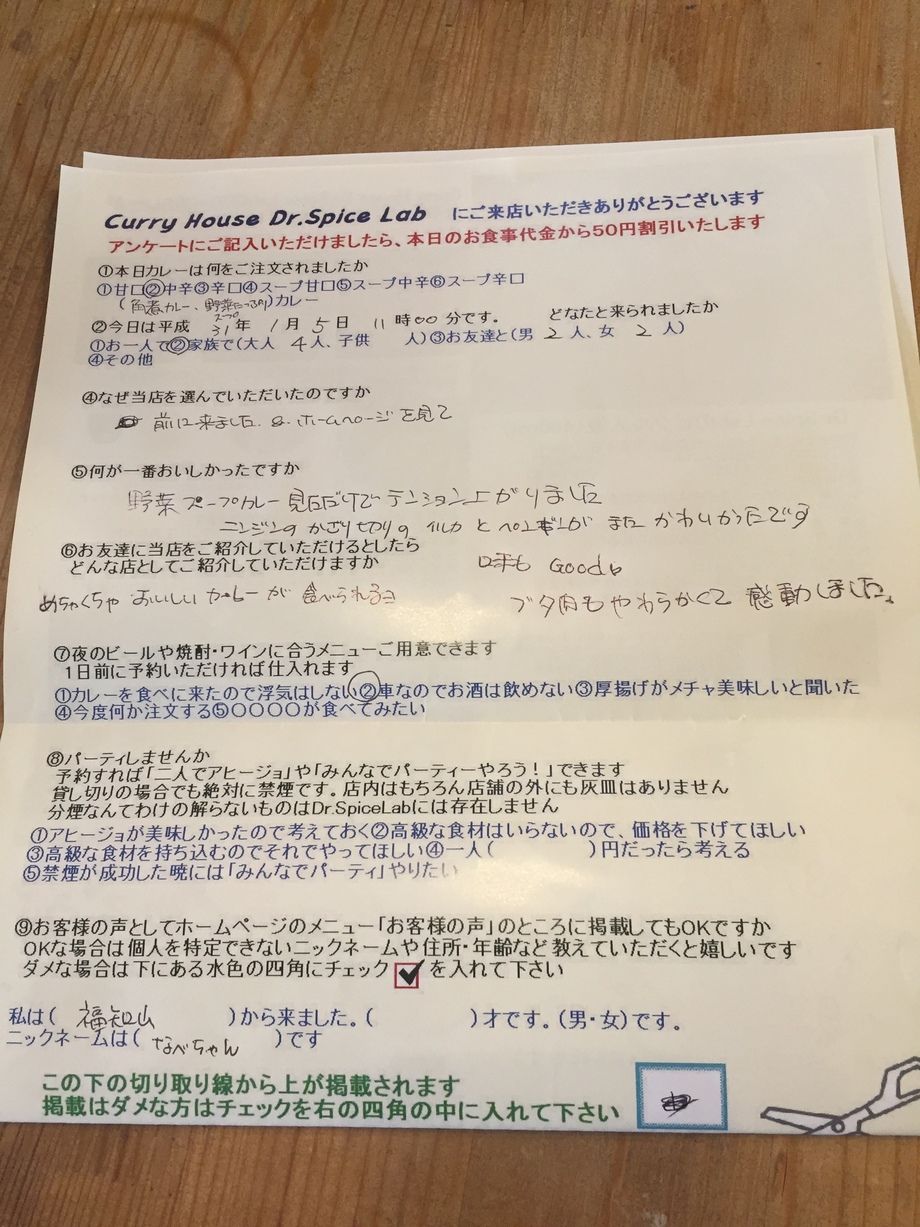 福知山のなべちゃんさんご来店ありがとうございます