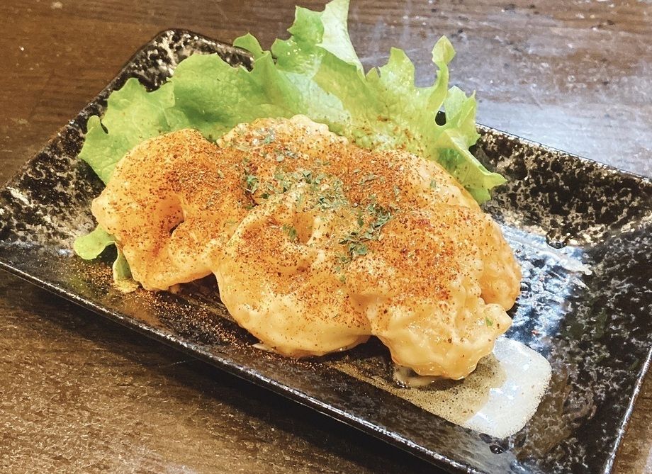 ぷりぷり海老のチリマヨ