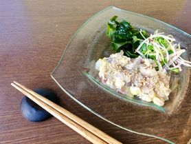 みそにこだわった     季節の鮮魚のなめろう