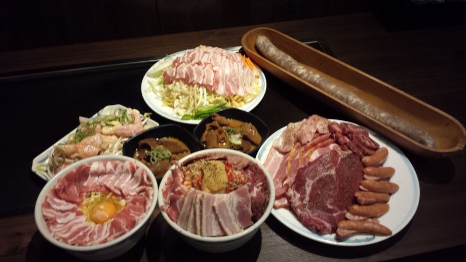 【4名様以上】宴会にオススメ♪ ★肉満載コース＊がっつり肉食系★ 2ｈ飲み放題付き♪（5,500円 (税込)）