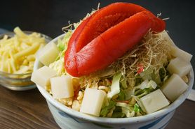 ◎◎◎ もんじゃ しなのや おすすめ料理 ◎◎◎  　　たっぷり丸ごと【明太子もちチーズ】