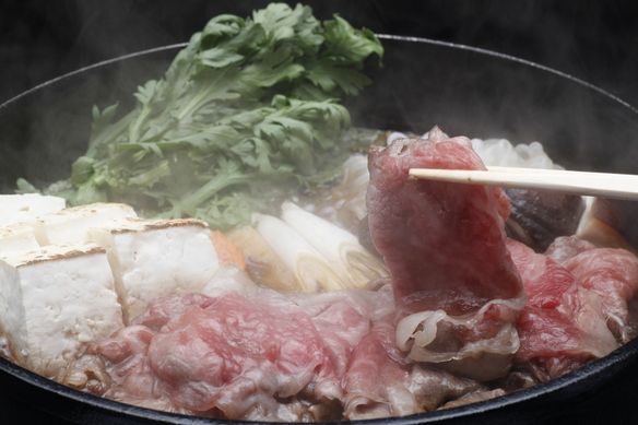 北雪牛すき焼きコース