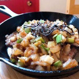 オーガニック野菜とやわらか霜降りステーキ