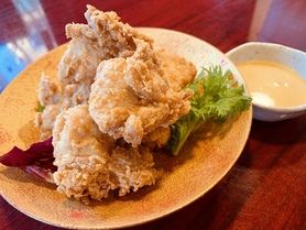 大山鶏のクリスピー唐揚げ ハニーマスタードソース
