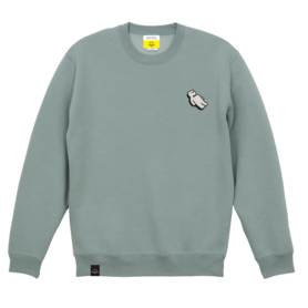 虚無っくまトレーナー～スモーキーグリーン～