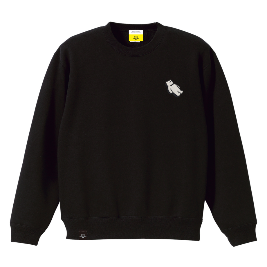 虚無っくまトレーナー～ブラック～