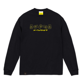 ころころ虚無っくまロンT～ブラック～