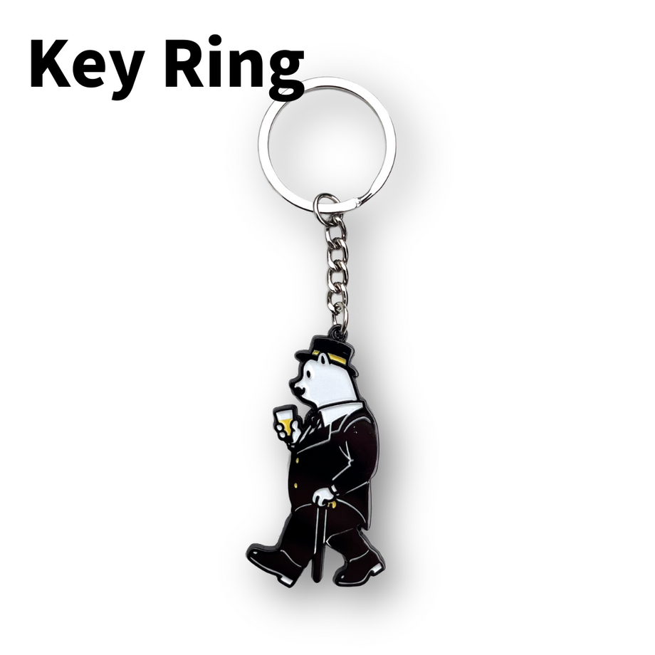 ビアっくまキーホルダー～スーツ～