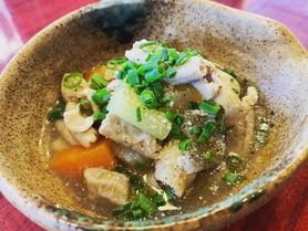 洋風 塩もつ煮込み