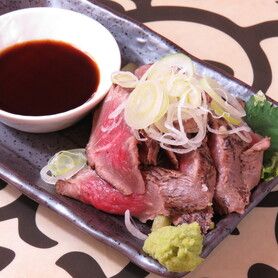 極上マトンの炙り刺し