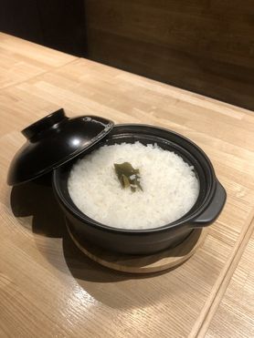 土鍋で炊いた白ご飯