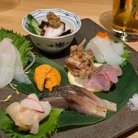 本日の刺身盛り合わせ