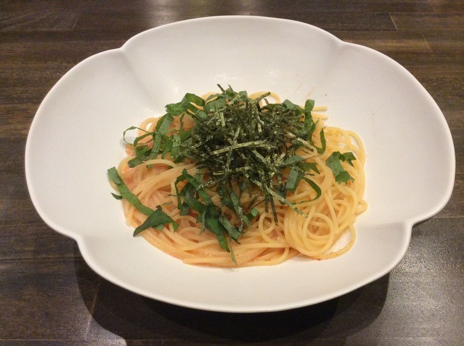 和風明太子パスタ（800円）