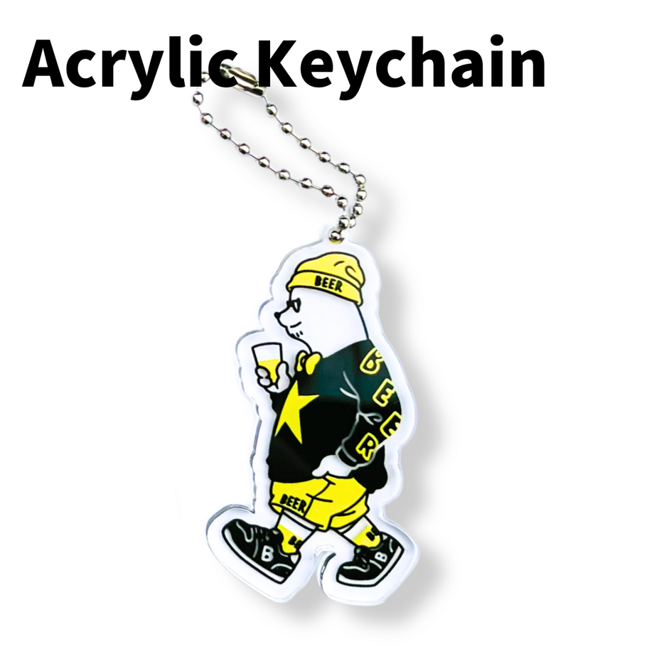 アクリルキーホルダー～着るBEERコラボビアっくま～