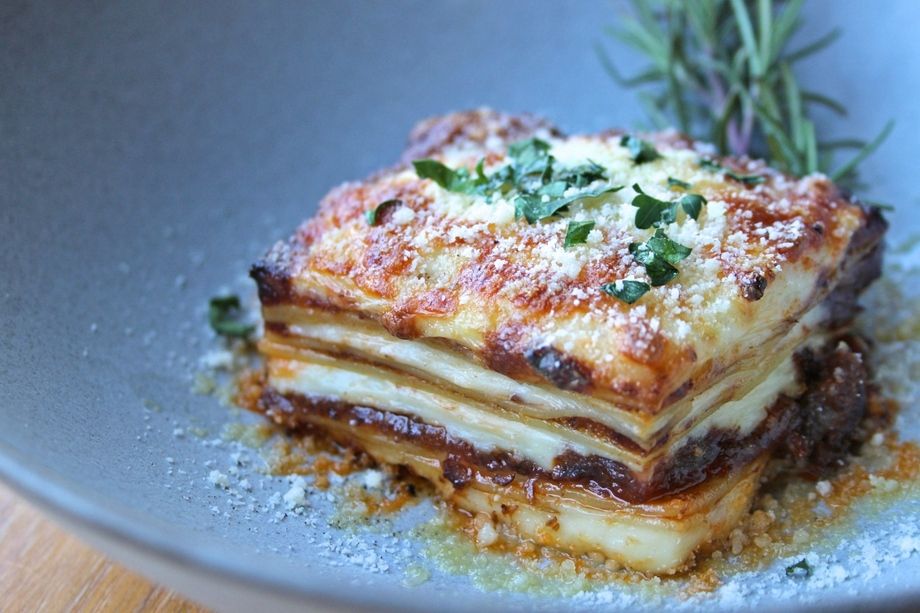 北海道産赤毛和牛のラザニア