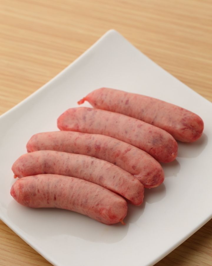 【霧島オリジナル】ラムの生ソーセージ（ 1本	150円 （税抜））