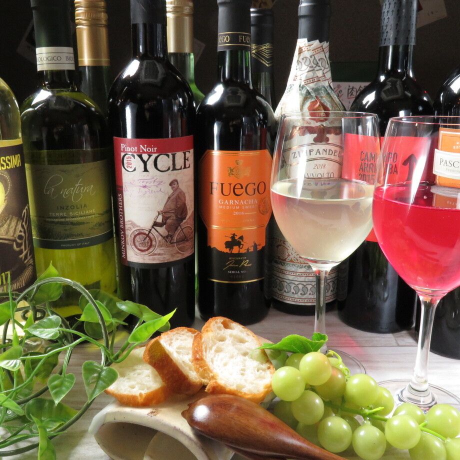 【ワインバイキング付き】ワインとチーズと肉の　￥5000（5000）