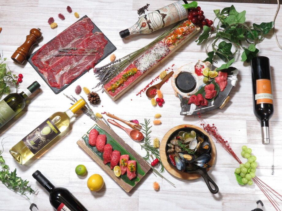 ワインバイキング付きブランド和牛のステーキコース　￥5500（5500）