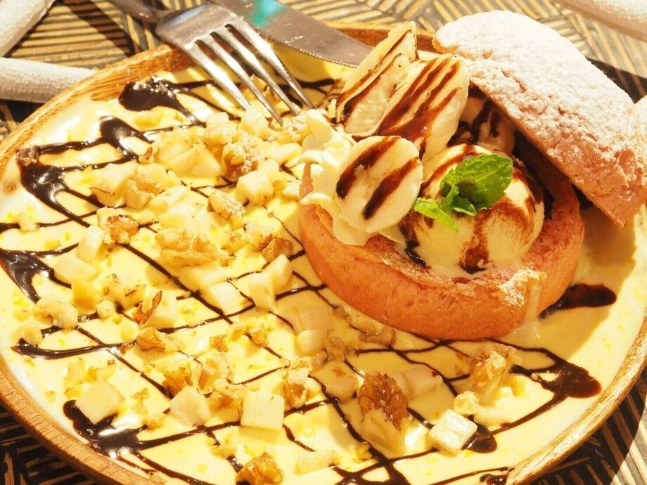 トロピカルバーガー（チョコバナナ）