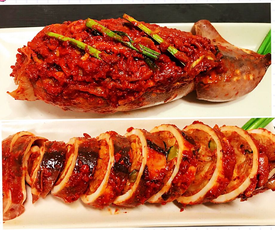 福いっぱい丸1本イカキムチ