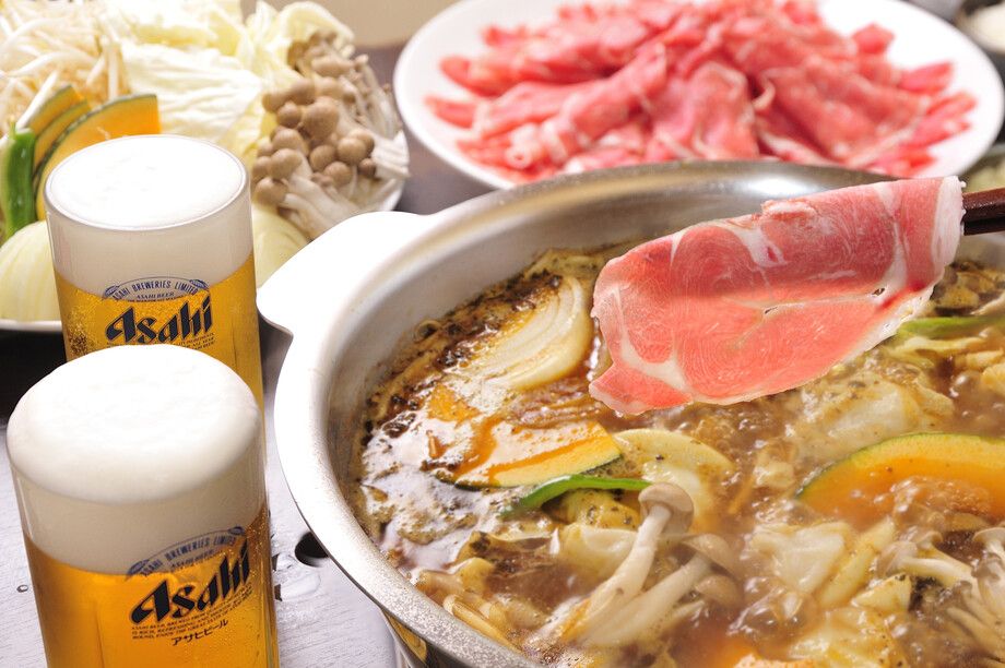 スープカレー風ラムしゃぶ　