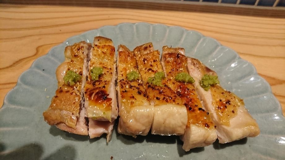 若どりの柚子塩焼き