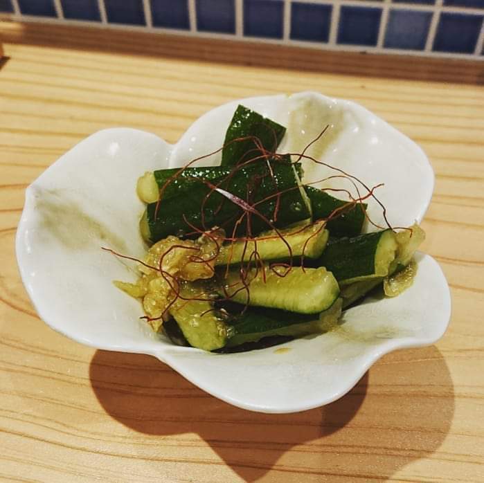 梅たたききゅうり　