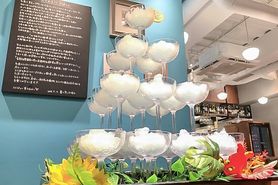 ラムネフローズンのシャンパンタワー