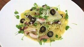 第12番 「タコとアンチョビのオイルパスタ」