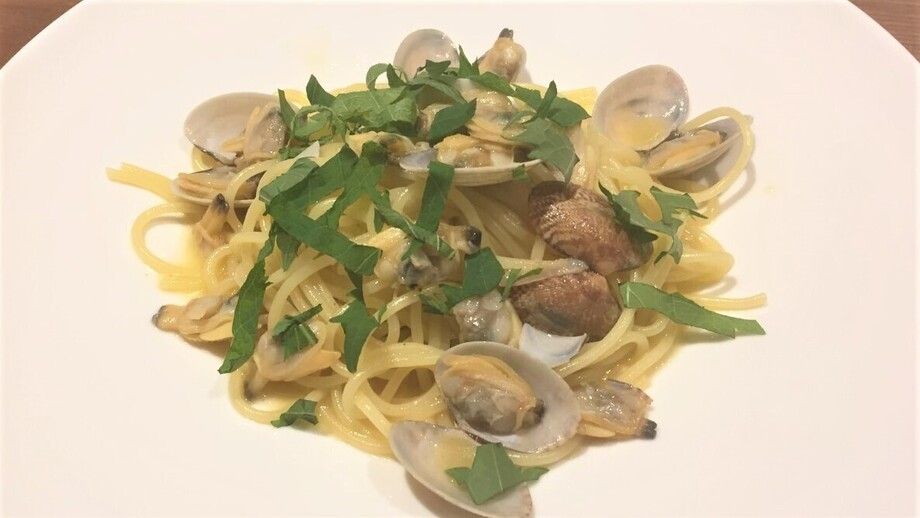 第14番 「あさりと大葉の和風パスタ」