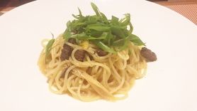 第16番 「九条ねぎとにしんの京風パスタ」