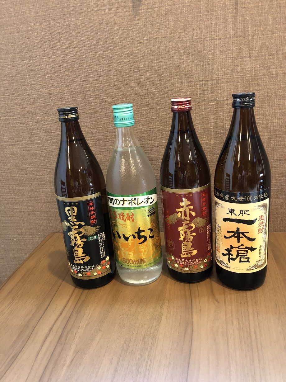 焼酎 ボトルキープ（2700円〜）