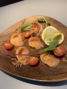 サーモンのカルパッチョ