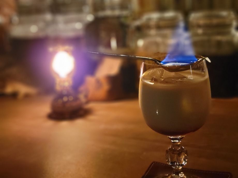 贅沢な大人のカカオミルク～炎を添えて～