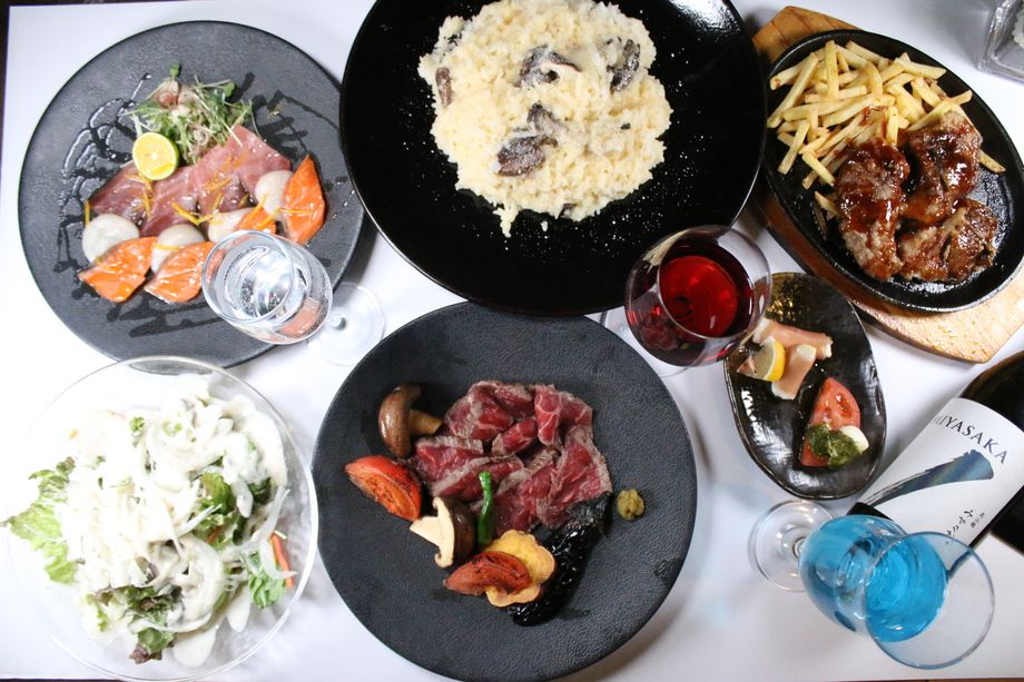 女子会　8品コース　【飲み放題付き　3時間制】