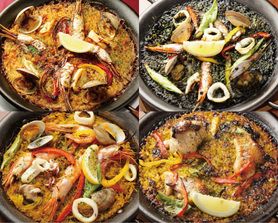 土日祝日ランチ限定【選べるパエージャランチコース】ご乾杯用ワンドリンク付き￥3,980