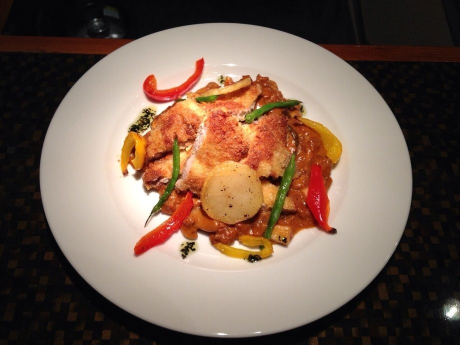 ビーフカツ キノコソース