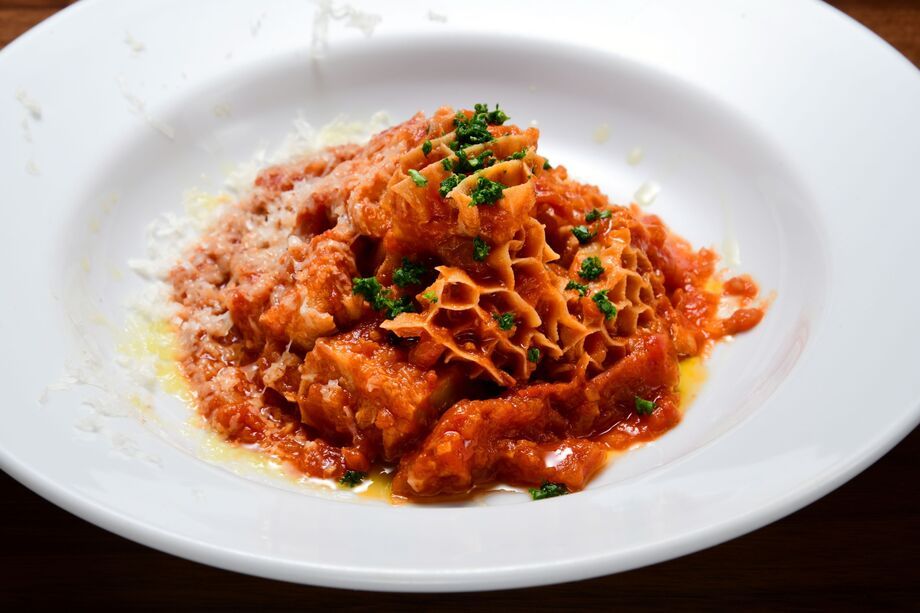 牛ハチノスのトマト煮込み