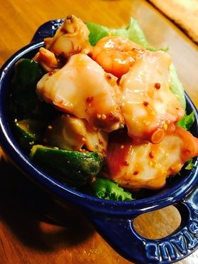 【前菜】魚介のカクテル