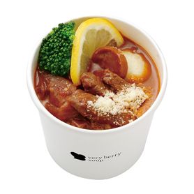 パルメザンチーズのビーフストロガノフ