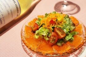 サーモンのカルパッチョ