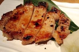 味噌漬けもち豚の炙り