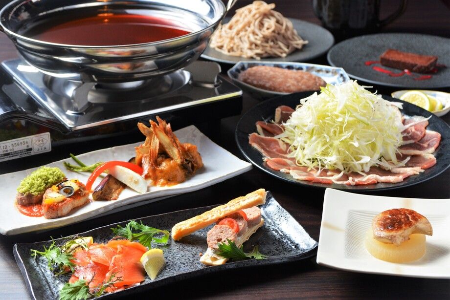 鴨しゃぶフルコース