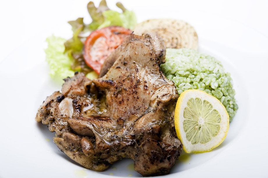 BROOK オリジナルジャークチキン ポパイライス付き BROOK Original Jerk Chicken with Popeye Garlic Rice