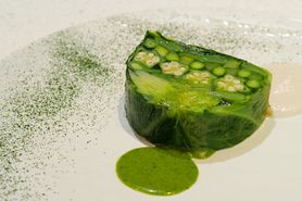 季節の5種野菜とコンソメのテリーヌ