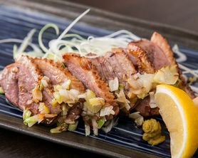 鴨のねぎ塩焼き