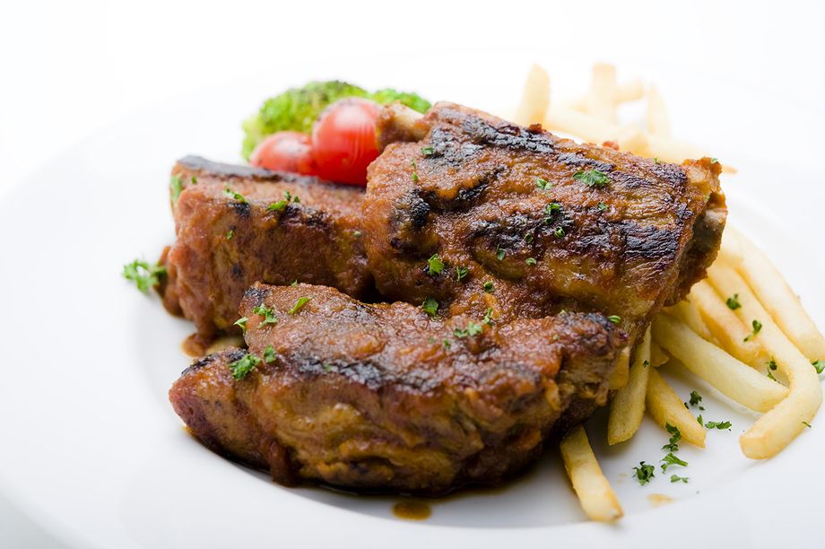 炭火焼きBROOKスペアリブ　Charcoal Grilled BROOK Spare Ribs